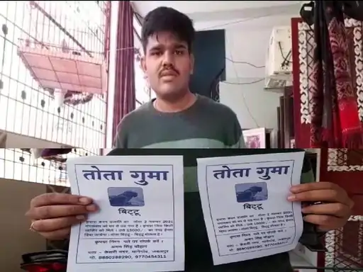 रांझी में सॉफ्टवेयर इंजीनियर का गुम गया तोता : 15 हजार का दिया विज्ञापन 1 new project 2021 11 23t124338681 1637652738