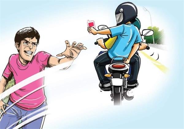 मदनमहल में युवक का मोबाइल छीना : बिना नंबर की बाइक से आए नकाबपोशों ने दिया वारदात को अंजाम 1 2019 7image 12 30 012912178mobilesnatching ll