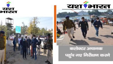 अचानक गोलबाजार पहुँचे कलेक्टर. निर्माणाधीन स्मार्ट रोड़ का किया निरीक्षण. 9 Untitled 1 copy 13