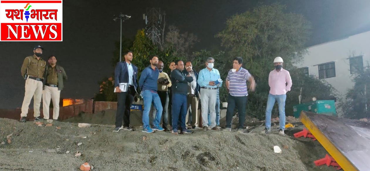 जबलपुर के राजा का रात में 2 बजे तक निरीक्षणः फ्लाईओवर के कामकाज को देखने कलेक्टर निकले रात में 6 01