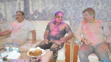 होली उत्सव :कलेक्टर इलैया राजा टी ने मनाया रंगोत्सव ;पुलिस अधिकारियों संग खेली होली 7 IMG 20220319 WA0026