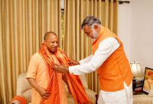 केंद्रीय मंत्री प्रहलाद पटेल ने यूपी के मुख्यमंत्री से मुलाकात कर दी बधाई 11 WhatsApp Image 2022 03 14 at 20.01.22