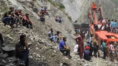 Jammu and Kashmir Tunnel accident Ramban wreckage workers bodies 4 deaths news in hindi