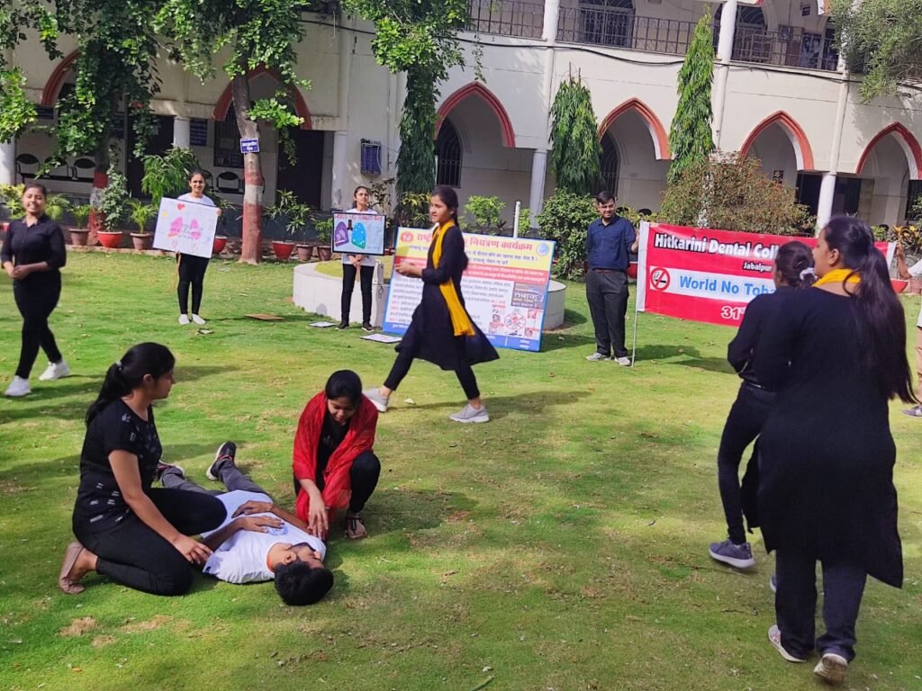 विश्व तम्बाकू निषेध दिवस पर जागरूकता कार्यक्रम : रैली निकालकर विक्टोरिया में नुक्कड़ नाटक का किया प्रदर्शन 2 WhatsApp Image 2022 05 31 at 9.29.41 AM