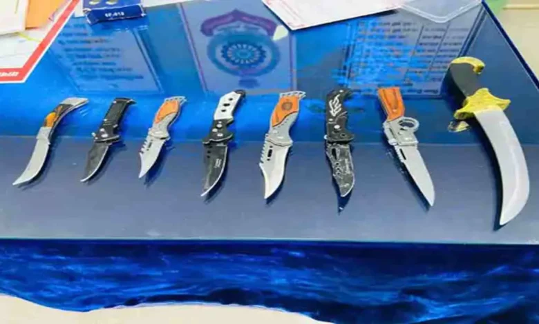 सलमान खान सहित 3 आरोपियों को पुलिस ने दबोचा : धारदार हथियार बरामद 1 Knief online Shopping