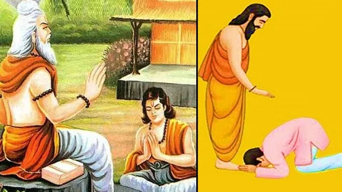 गुरुजनों की शरण में पहुंचे प्रत्याशी जीत का आशीर्वाद लेने की कामना.... 1 guru purnima