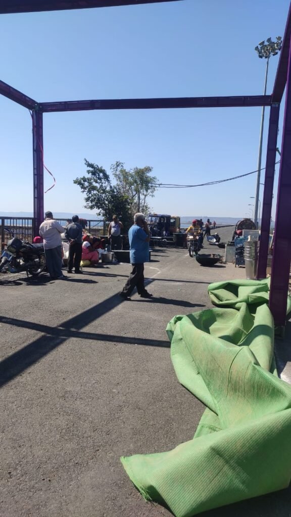 जबलपुर बरगी बांध की सुरक्षा से खिलवाड़: बरगी डेम के प्रतिबंधित क्षेत्र में तन गया शादी का पंडाल 2 10 4