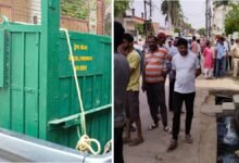 Leopard in Satna: सतना शहर में घुसे तेंदुआ से हड़कंप, सील किए गए मोहल्ले, दो लोग घायल 14 28 04 2023 satna tendua rescu