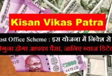 Kisan Vikas Patra Post Office Scheme