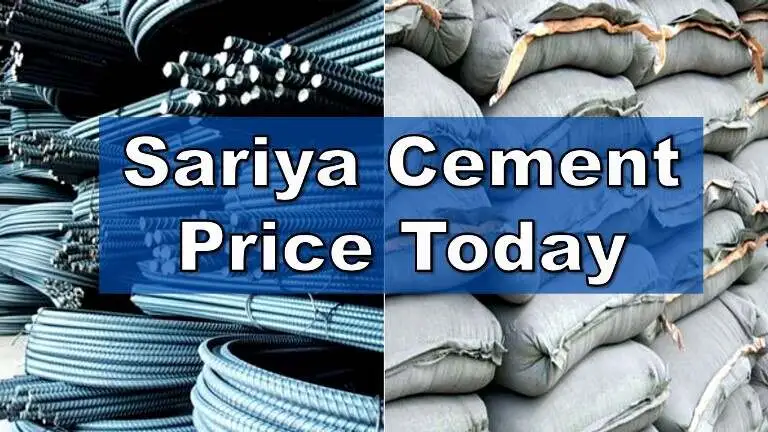 Sariya Cement Price Today