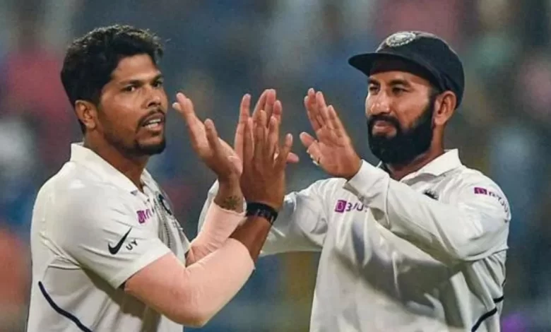 बल्लेबाज चेतेश्वर पुजारा और तेज गेंदबाज उमेश यादव भारतीय टेस्ट टीम से बाहर 1 umesh yadav and cheteshwar pujara