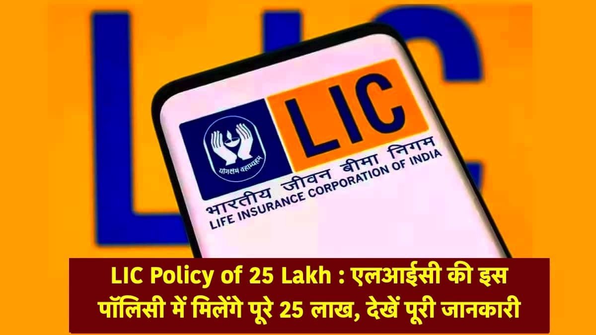 LIC की न्यू जीवन आनंद पॉलिसी में 45 रुपये के निवेश पर पाए 25 लाख रुपये का फंड फटाफट जानें पॉलिसी की खासियत 1 LIC की न्यू जीवन आनंद पॉलिसी में 45 रुपये के निवेश पर पाए 25 लाख रुपये का फंड फटाफट जानें पॉलिसी की खासियत