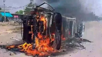 हरियाणा में हिंसा, 5 की मौत : 2 दिन का कर्फ्यू; 4 इलाकों में भी इंटरनेट बंद 1 1