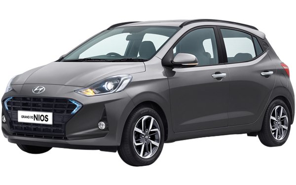 कातिलाना लुक के साथ अब मार्केट मे होगा कुछ खास Hyundai की इस नई सस्ती कार मे मिलेगा तगड़ा इंजन जानिए क्या होगी कीमत 3 hyundai grand i10 nios exterior front side view titan gray