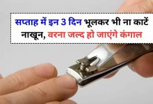 Jyotish Shastra इन तीन दिन में भूलकर भी नहीं काटें नाख़ून, वरना बहुत जल्द हो जायेगे कंगाल 13 Jyotish Shastra इन तीन दिन में भूलकर भी नहीं काटें नाख़ून, वरना बहुत जल्द हो जायेगे कंगाल