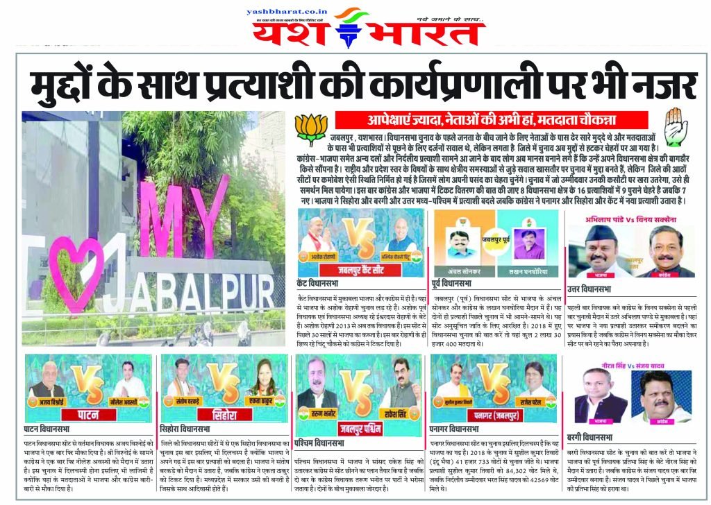 मुद्दों के साथ प्रत्याशी की कार्यप्रणाली पर भी नजर 2 8 1 1