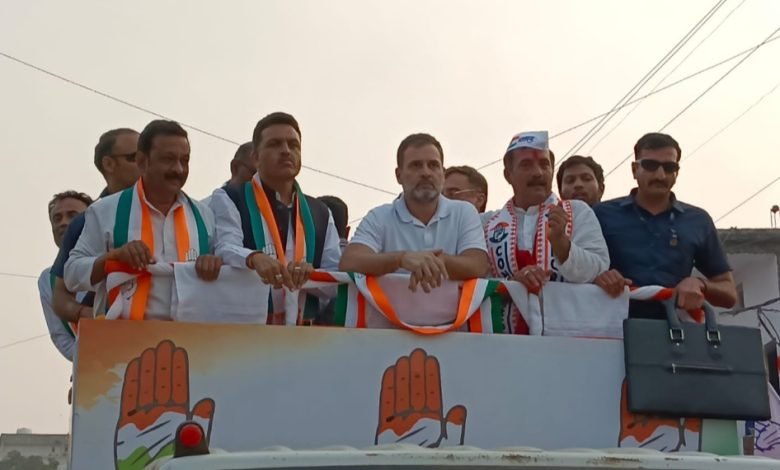 राहुल गांधी ने शुरू किया रोड शो : पश्चिम विधानसभा से हुई शुरुआत 1 IMG 20231109 170603