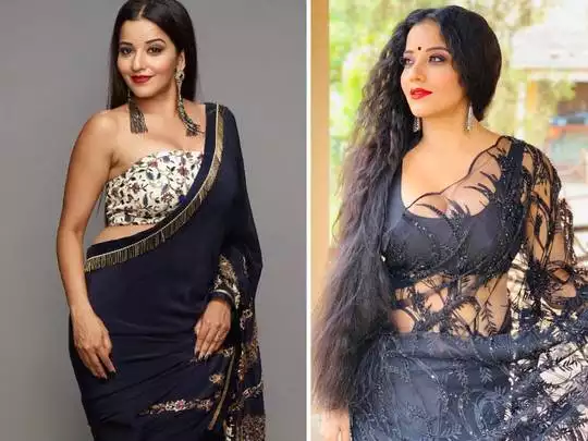 मोनालिशा ने ब्लैक साड़ी में मचाया पूरा कहर, Killer Look के साथ हॉट तस्वीरें हुई लोगो के कमेंट की बारिश 4 navbharat times 75621625