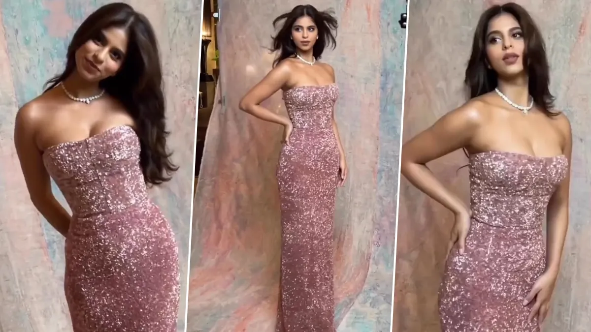 Suhana Khan Photos शाहरुख खान की बेटी दिखने में खूबसूरत, हॉट, गॉर्जियस लुक में देखने पर फैंस बोले- वाह क्या कयामत 3 suhana khan shah rukh khan birthday bash 20231104052104