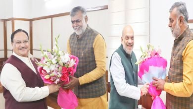 राष्ट्रीय अध्यक्ष जेपी नड्डा-गृहमंत्री अमित शाह से प्रहलाद सिंह पटेल ने की मुलाकात 9 11