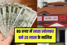 Post Office की धमाकेदार स्कीम! मात्र 80 रुपए के निवेश में बनेगे 20 लाख, जानिए कैसे उठाये फायदा 14 Post Office की धमाकेदार स्कीम! मात्र 80 रुपए के निवेश में बनेगे 20 लाख, जानिए कैसे उठाये फायदा
