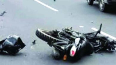 वाहन की ठोकर से बाइक सवार की मौत......क्षेत्र में हड़कंप 10 56 1