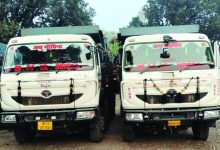 तीन ट्रकों में हो रहा था क्षमता से अधिक गिट्टी का परिवहन 12 IMG 20240106 170638