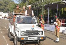 पुलिस लाइन में गणतंत्र दिवस की रिहर्सल संपन्न:पीडब्ल्यूडी मंत्री राकेश सिंह करेंगे ध्वजारोहण, 14 विभागों की शामिल होंगी झाकियां 11 Untitled 3 copy 4