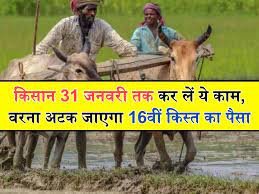 PM Kisan Yojana : किसानो के लिए बड़ी खबर! अब जल्द ही निपटा ले ये काम, नहीं तो रह जाओगे 16वीं किस्त से वंचित 2 download 2024 01 25T155118.053