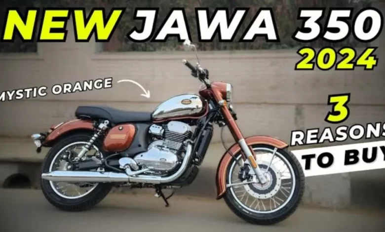 Bullet के जैसा लुक ले कर पेश हुई Jawa की दबंग 350cc बाइक, रॉयल फीचर्स के साथ मजबूत इंजन 1 images 2024 02 17T093428.416 1024x575 1