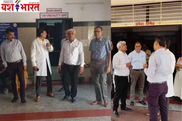 सुपरस्पेशलिटी अस्पताल में डीन का निरीक्षण, सबकुछ ठीक है पर कुछ व्यवस्थाओं में सुधार की जरूरत है 1 Add a heading 15 1