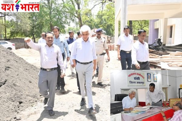 रांझी तहसील कार्यालय पहुंचे कलेक्टर, 6 कर्मचारियों को आज का आधे दिन का वेतन न दिया जाए 1 Add a heading 16