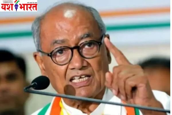 दिग्विजय सिंह ने EVM पर उठाए सवाल: बोले-11 वोट डले, मशीन 50 बता रही, हमारे कार्यकर्ता को बिना वजह गिरफ्तार किया 1 Add a heading 6 1