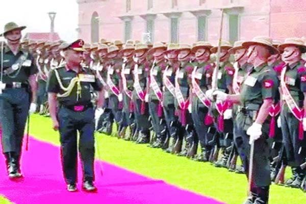 रिटायरमेंट से पहले जनरल मनोज पांडे को गार्ड ऑफ ऑनर.Guard of Honor to General Manoj Pandey 1 fgggg