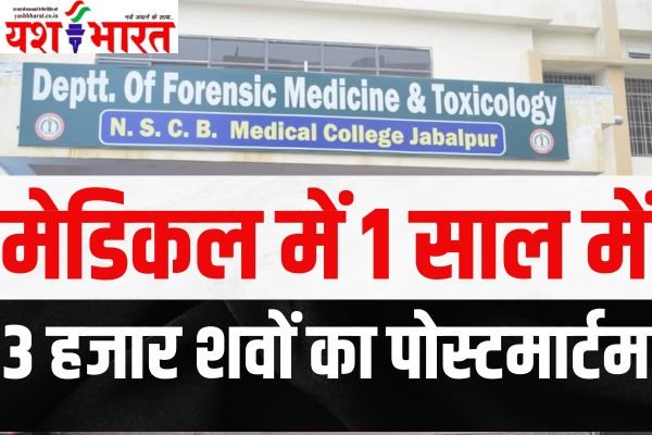 Medical post-mortem of 3 thousand: मेडिकल में 1 साल में 3 हजार शवों का पोस्टमार्टम, गर्मी में शवों की संख्या में बढ़ोत्तरी, ठंड में होती कम 1 Add a heading 86