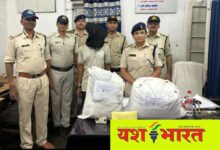 जीआरपी के हत्थे चढ़ा गांजा तस्कर, एक लाख 93 हजार रुपए का गांजा बरामद 10 IMG 20240723 153816