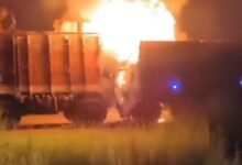 Jabalpur horrific road accident.हाईवा से टकराया तेज रफ्तार ट्रक, भड़की आग, चालक-परिचालक जिंदा जले 10 ddd 2