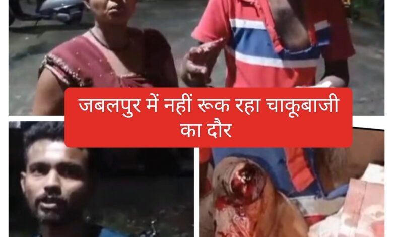 नहीं रूक रहा शहर में चाकूबाजी का दौर, मामूली सी बात पर अब गढ़ा में चली चाकू 1 IMG 20240803 152722