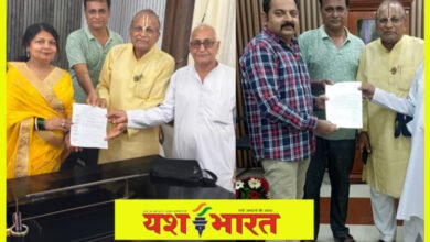 साउथ स्टेशन का नाम रंगनाथधाम किए जाने गरुड़ध्वज वैदिक शिक्षा समिति ने महापौर एवं परिषद अध्यक्ष को सौंपा ज्ञापन 6 IMG 20240809 184314