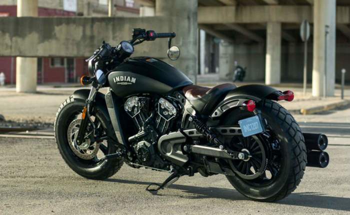 Indian Scout Bobber Sixty motorcycle with awesome looks