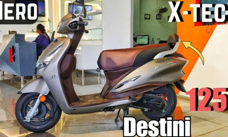 हीरो डेस्टिनी 125 XTEC 50 Kmpl की माइलेज के साथ आ गया है 1 Hero Destiny 125 XTEC has been launched with a mileage of 50 Kmpl