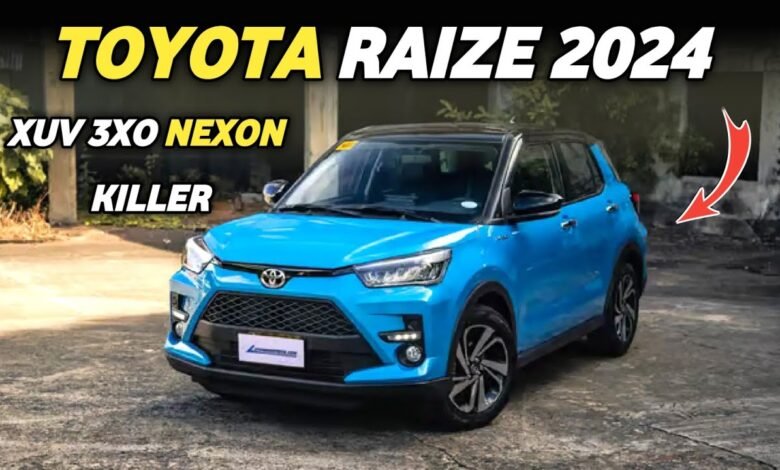 Toyota Raize 2024 का खास अवतार प्रीमियम स्टाइल के साथ सबको कड़ी चुनौती दे रहा है 1 Toyota Raize's special avatar is giving tough challenge to everyone with premium style