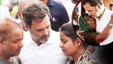 राहुल हाथरस रेप पीड़ित के परिवार से मिल,45 मिनट बातचीत की, पिता ने चिट्ठी लिखी थी-4 साल से कैद में, सरकार ने कुछ नहीं किया 7 07