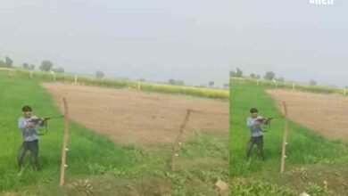 जमीन को लेकर फिल्मी स्टाइल में फायरिंग, खेत में खड़े होकर चलाई गोलियां, एक युवक गंभीर रूप से घायल 7 भारत 81