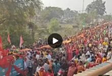 मात् नर्मदे हर : 108 फुट की चुनरी यात्राएं....उमड़े लाखों श्रद्धालु 10 IMG 20250204 185401