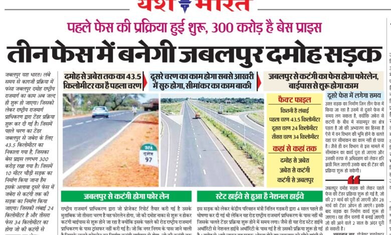 तीन फेस में बनेगी जबलपुर दमोह सड़क 1 WhatsApp Image 2025 03 26 at 1.28.16 PM