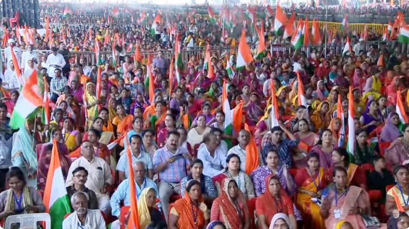 पीएम मोदी ने भोपाल में कहा माता-बहनों के दर्शन पाकर धन्य हो गया: जंबूरी मैदान भोपाल में लोकमाता देवी आहिल्याबाई महिला सशक्तिकरण कार्यक्रम 2 502