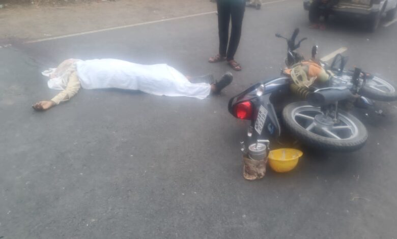 दमोह-छतरपुर हाईवे पर भीषण सड़क हादसा : बाइक सवार की मौके पर मौत 1 IMG 20250525 WA0248