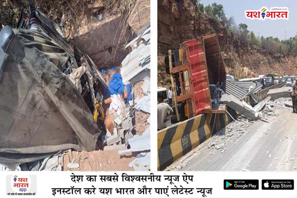 रीवा में भीषण सड़क हादसा: सीमेंट से लदा ट्रक पलटा, ऑटो सवार 4 श्रद्धालुओं की मौत, 3 घायल 1 13 1