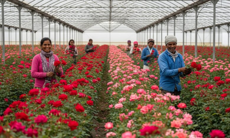 गुना का गुलाब अब लंदन और पेरिस में बिखेरेगा अपनी खुशबू, किसानों को मिलेगा अंतर्राष्ट्रीय बाजार 1 Gemini Generated Image 3s5l6n3s5l6n3s5l